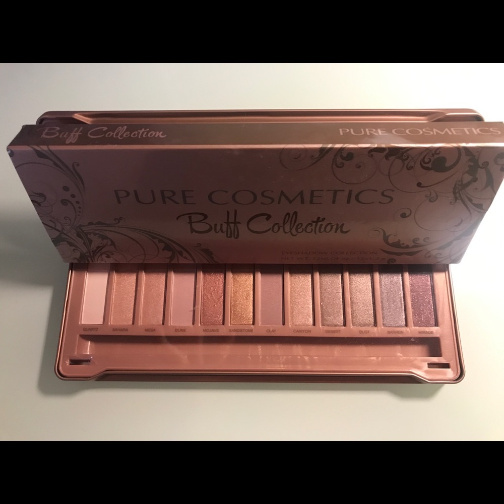 Pure cosmetics buff collection eyeshadow pallet